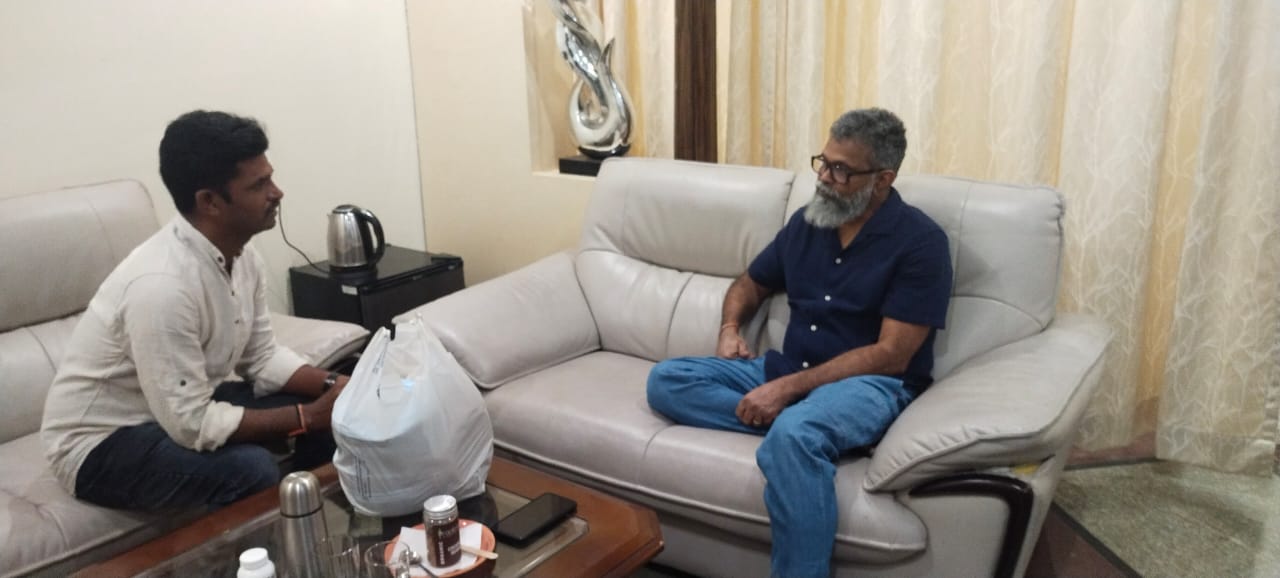 With Director Of Pushpa Film Sukumar Sir